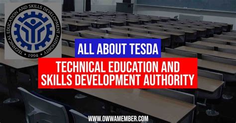 Technical Education and Skills Development Authority (TESDA).